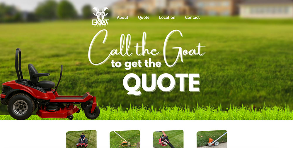 Goat Mowing